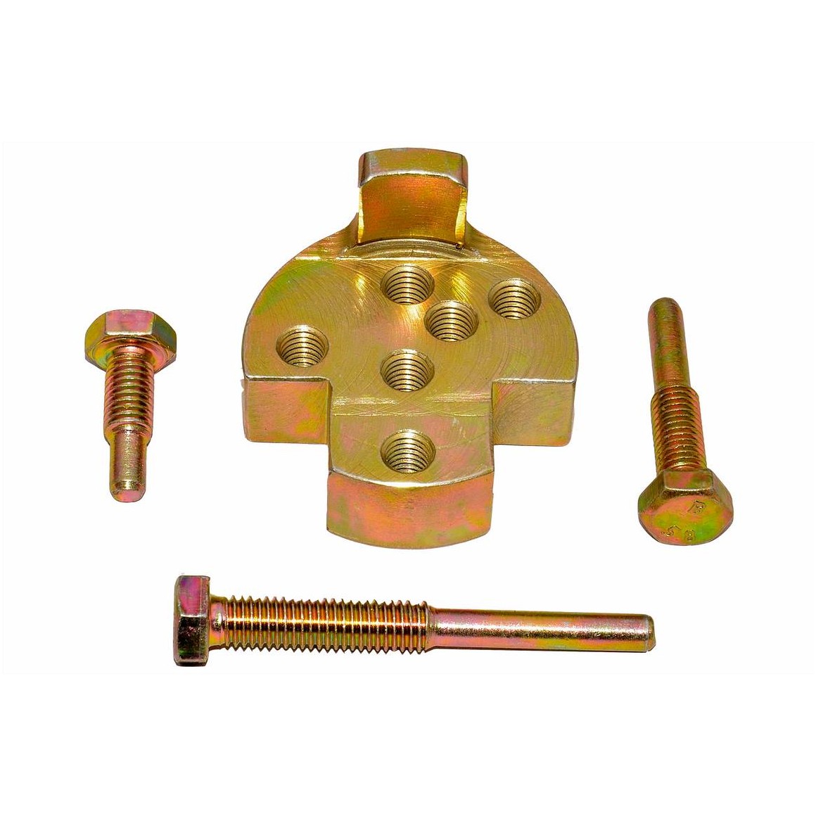 Инструмент за монтаж и демонтаж на разтегателни оребрени ремъци