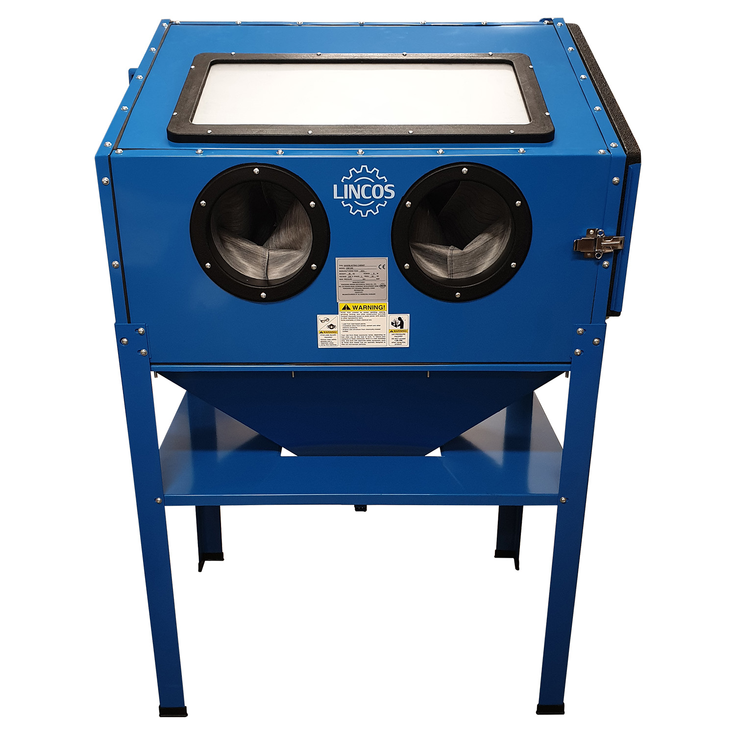 Кабина за пясъкоструене 200л, странична врата