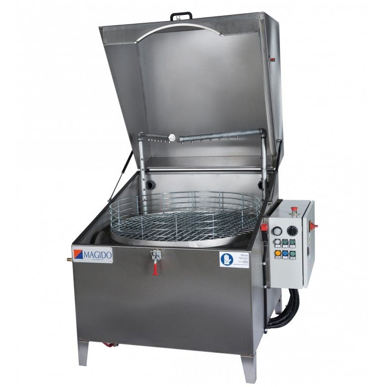 Автоматична миялна машина за части с гореща вода и биоразградим препарат, 3ph