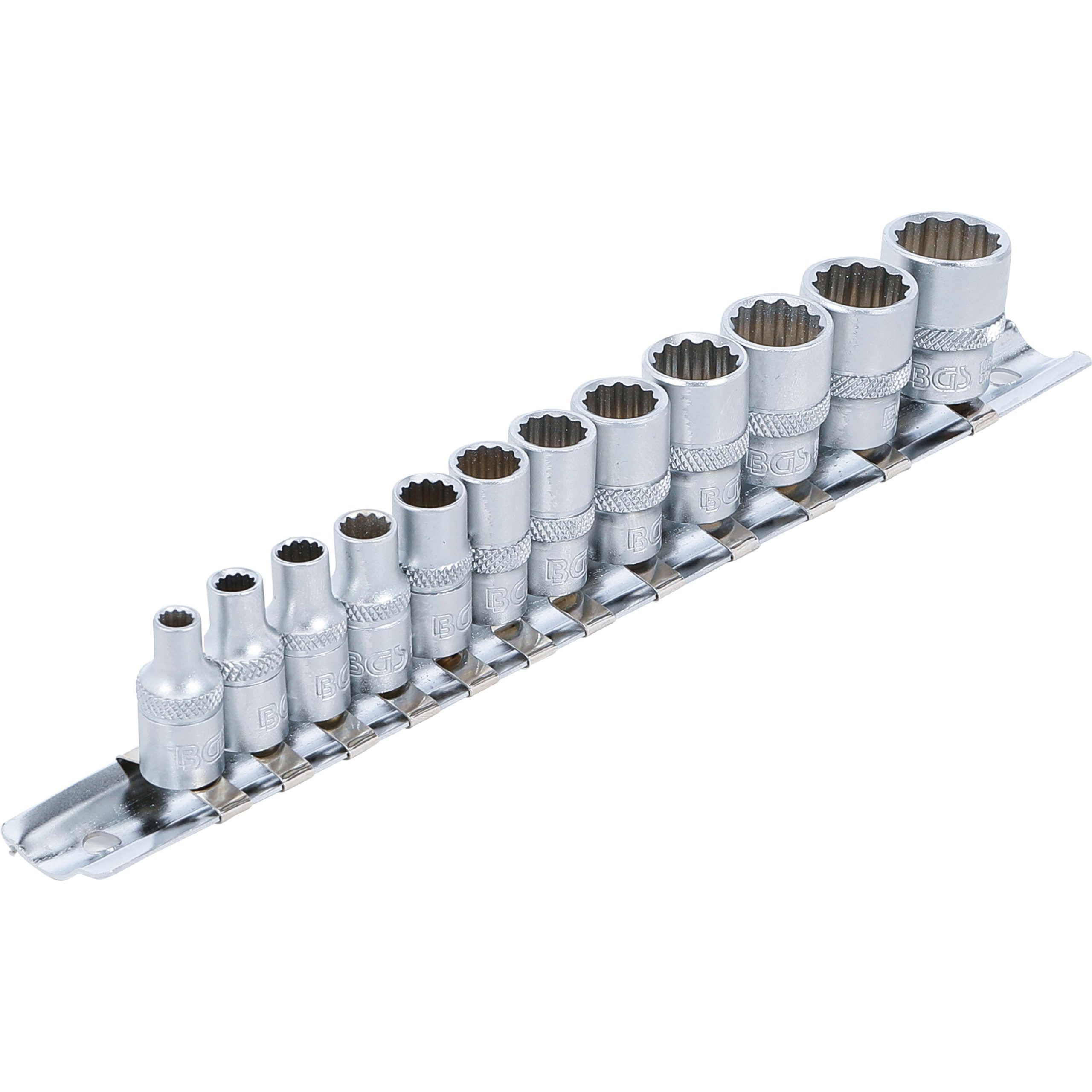 Комплект 12-стенни вложки, 6.3mm (1/4") задвижване, инчови размери, 12 части