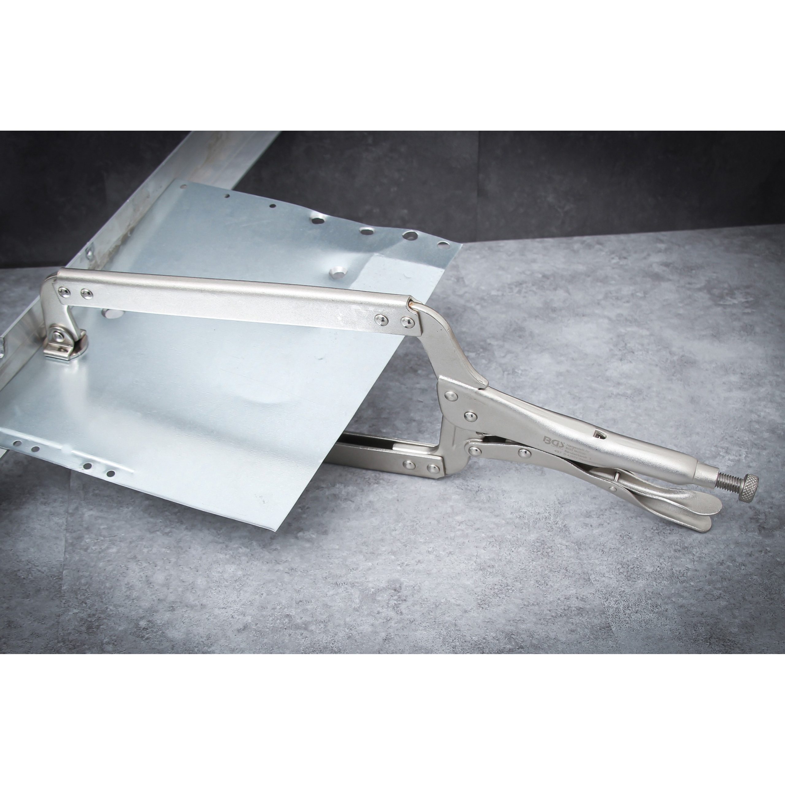 Заключваща C-образна стяга за заваряване, 475mm