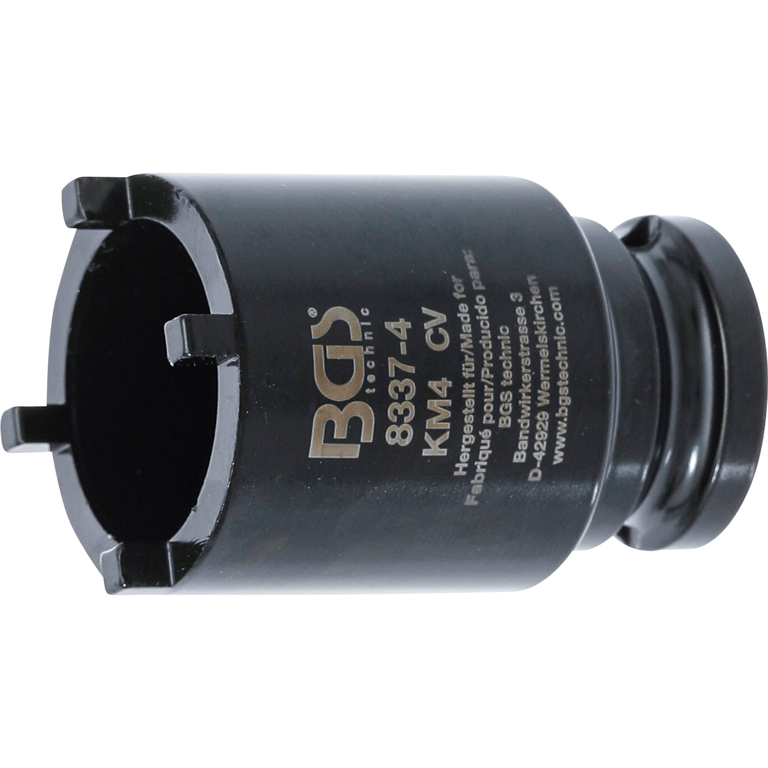 Гнездо за гайка с външни зъби KM4